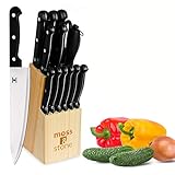Stainless Steel Serrated Knife Set | Kitchen knives Set With High-Carbon Stainless Steel Blades And...