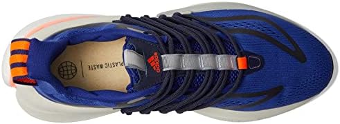 adidas Men's Alphaboost V1 Running Shoe, Victory Blue/Solar Red/Grey, 12.5 | Image 1