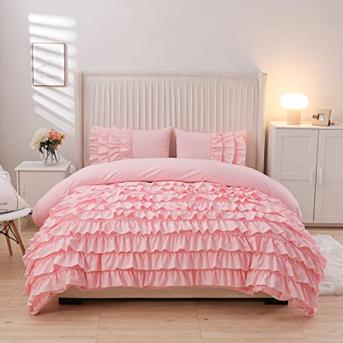 Ntbed Ruffled Comforter Set Casual Textured For Girls Kids All Season thumb #7