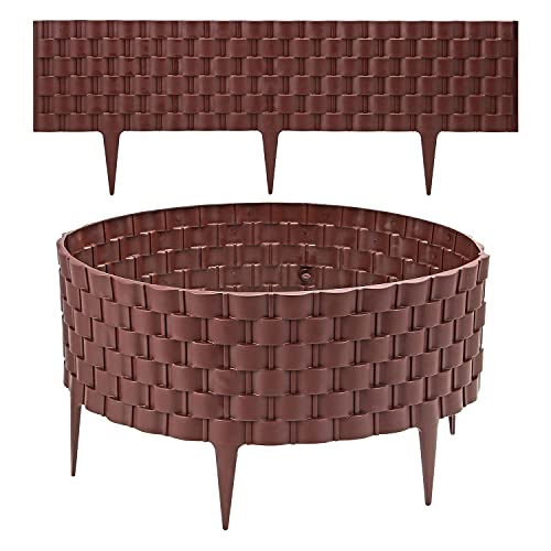 Taylor & Brown Garden Fencing Set, Faux Rattan Effect, Covers 9.52m