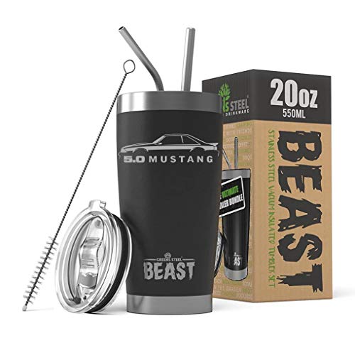 1987-93 Ford Mustang GT 5.0 Hatchback Beast 20 oz Stainless