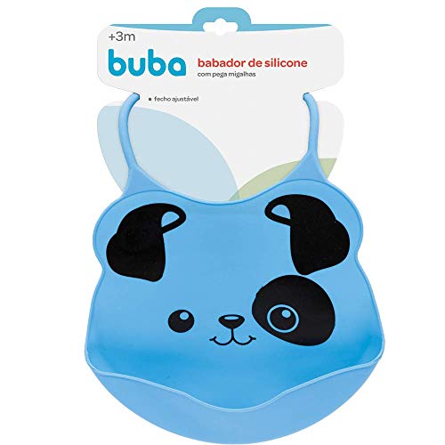 Babador De Silicone Com Pega Migalhas, Buba, Colorido