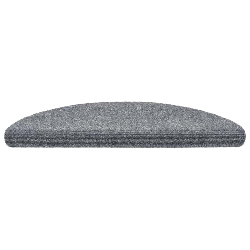 Tidyard Tapis d'escalier Auto-adhésifs 30 pcs Gris Clair 56x17x3 cm, Tapis Escalier Tapis de Sécurité pour Sol Protection, Aînés et Animaux