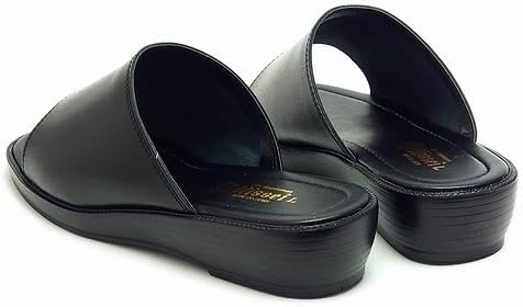 MANA レザーオープントゥサンダル 黒茶 117D1559] Diu(ディウ) オープントゥ レザーサンダル/レディース