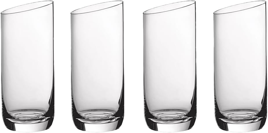 Aazon.co | Villeroy & Boch Entrée Glass Tubler Set of 4, Crystal Glass - Dishwasher Safe