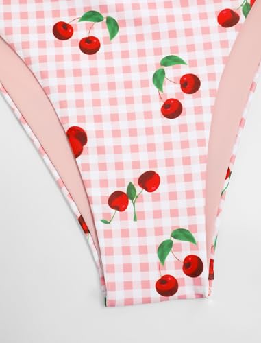 Image of ZAFUL Women's Triangle Bikini Floral String Bikini Set Two Piece Swimsuit Bathing Suits