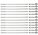 Olymp Edelstahl Schaschlikspiesse 60cm / 2mm Stärke / 1,5cm Breite/EXTRA STARK/Schampura Grillspiesse Fleischspiesse auch für Mangal (12 Stück)