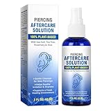 Limpiador Para Piercings Nasales | Limpiador Suavizante De 60 Ml,Solución De Cuidado De Piercings - Para Irritación Nasal Curación De Heridas Eliminación De Bultos Cartílago Ombligo