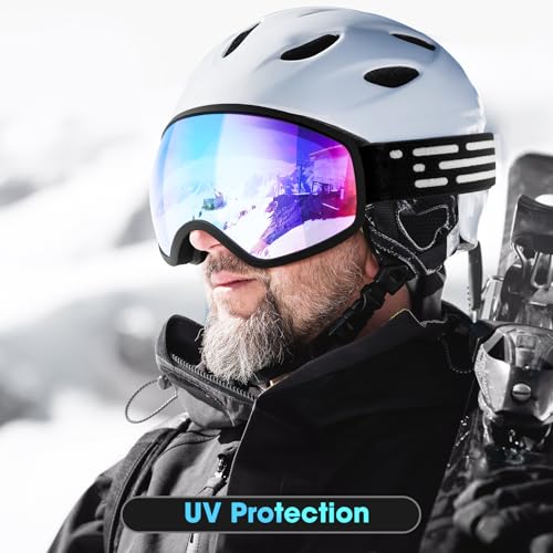 Ski Goggles, Snowboarding Goggles for Men, Women, Adult, Youth and Over 15 Years, Snow Skiing Goggles - Image 7