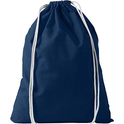Bullet Oregon Cotton Premium Rucksack (44 x 32 cm) (Navy)