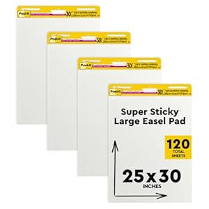 Post-it Self-Stick Easel Pad, Blanco