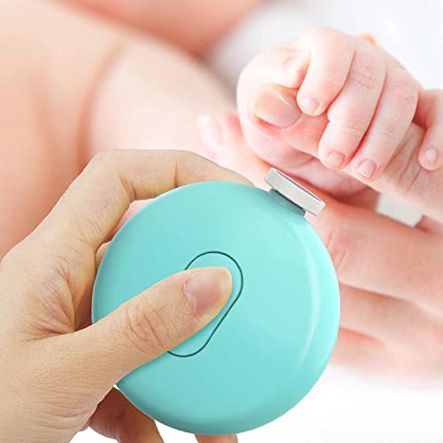 JIALTO Electric Baby Nail Trimmer New Born, Baby Nail Cutter, Nail Polish Grooming Kit Safe For Infant Toddler Kids Or Women, 6 Grinding Heads (Aqua Blue) For Rs. 249 @ 75% off
