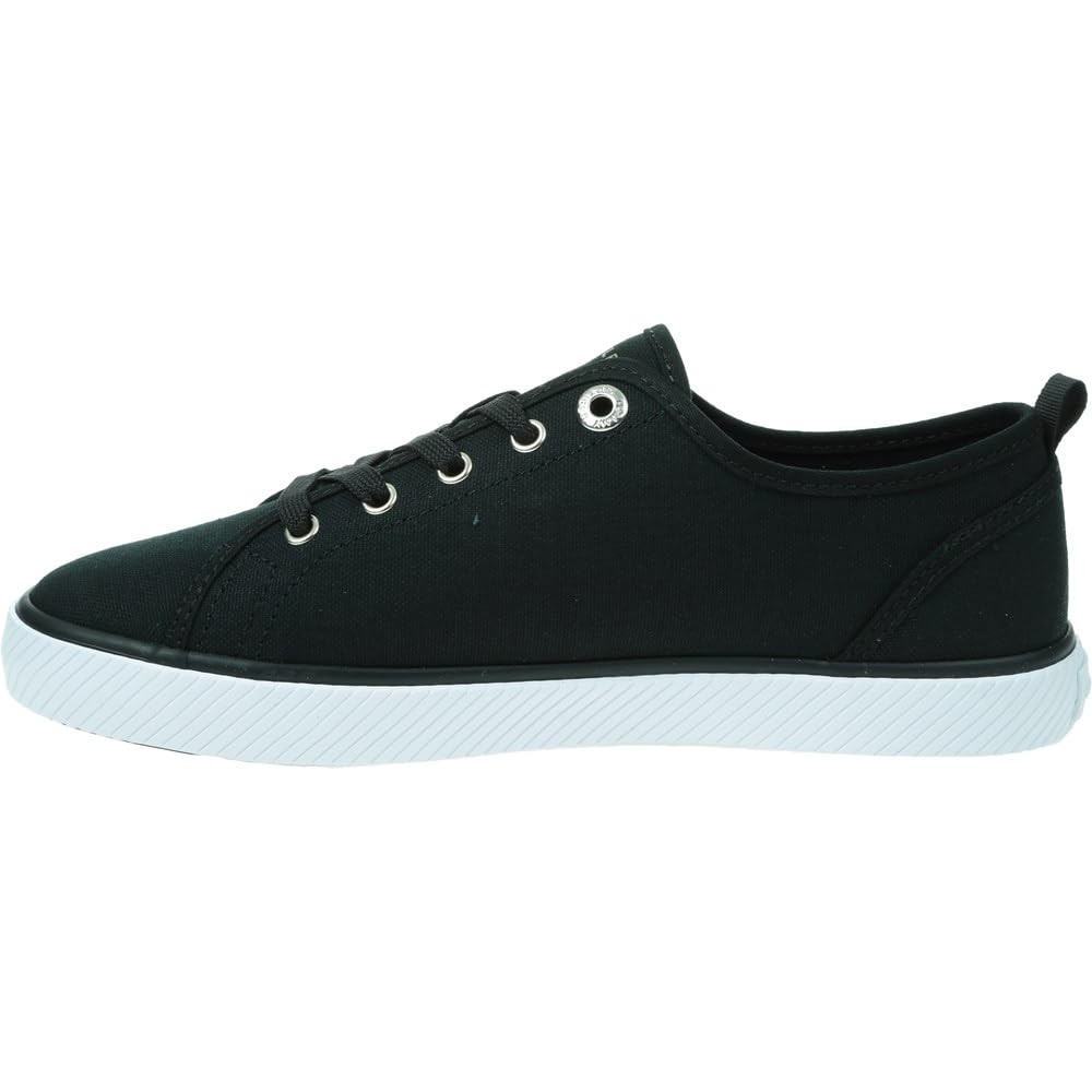 Tommy Hilfiger Zapatillas sneaker Mujer Canvas Calzado, Weiß (Blanco), 37