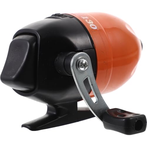 IMIKEYA 耐久性アウトドア用猪嘴式フィッシングホイール ワイヤーカップ付き軽量コンパクト投げ釣りリール 便利な内蔵ライン装備で釣り愛