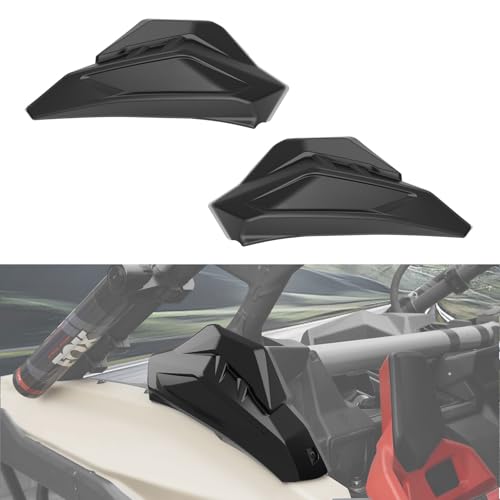 XUTVOTOR X3 Rear Cage Trim Covers, Black C Pillar Rear Cage Trim Plastic Protection Guard Plates for Can Am Maverick X3 / X3 Max 2017-2025 Accessories (2PCS, Replace #705010335, 705010336)