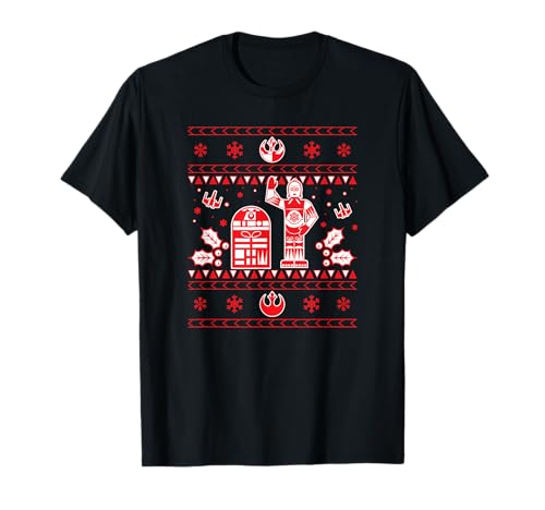 T-shirt de Noël Star Wars R2-D2 C-3PO, le cadeau geek parfait