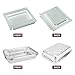 Uniflasy 67047 Catch Pan for Weber Spirit/Spirit II 200/300 Genesis and Genesis II LX200/300 Series Grill for Weber Traveler Drip Tray with 6415 Aluminum Liner, Replacement for Weber 67047 83156 6415