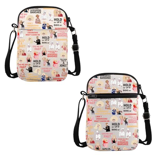 VAMSII TV Show Inspired Gift Crossbody Bag LGBTQ Pride Travel Bag TV Show Fandom Gift