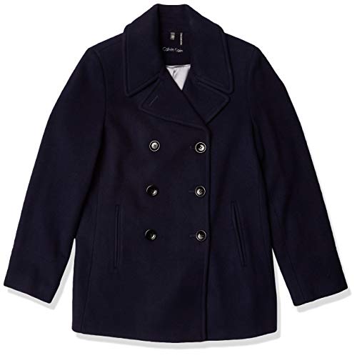 Calvin Klein Women's Double Breasted Peacoat (Petite, Standard, Plus), MID, 10
