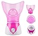 VOUMEY Nano Ionic Warm Mist Facial Steamer for blackheads ,Sauna Home SPA and Pores Cleanse -Face Humidifier