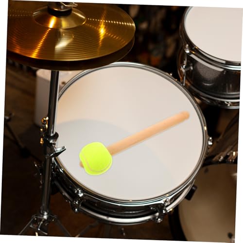 Baqueta Toyvian para percusión para principiantes con mango firme para estudiantes escolares y banda de marcha para bombo y tambores de tenis miniatura 5