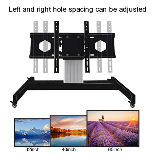 Carro móvil para TV con ruedas para pantalla de 32-60 pulgadas miniatura 4