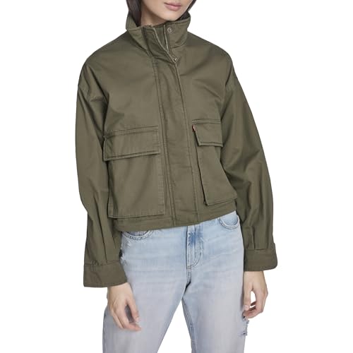 Image of Levi's Women's Cropped Cotton Surplus Jacket