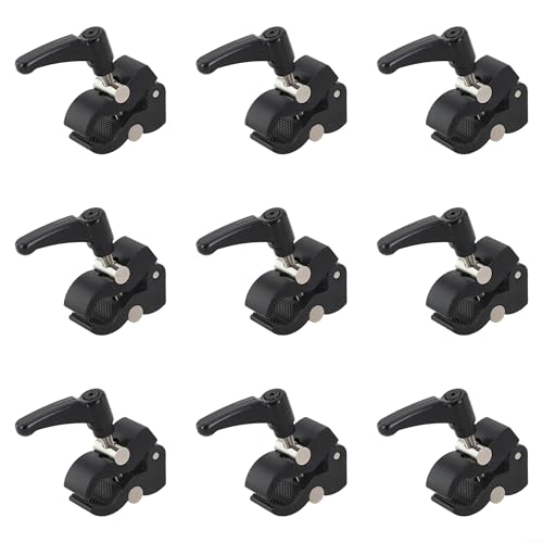 Vilgftyiet Solución de abrazadera de garra de trípode que mejora la estabilidad, montaje versátil para cámaras DSLR y equipos de fotografía en configuraciones de estudio, construcción de aleación de