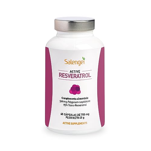 Active Resveratrol, 60 cápsulas de 500 mg