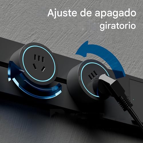 Power socket track para la sala de estar de cocina y estudio de trabajo 4