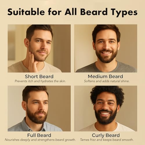 Beard Growth Oil for Men, 30ML Beard Oil to Promote Beard Growth, Softens and Strengthens with Natural Oils – Ideal for Beard Care and Gifts for Men - Image 6