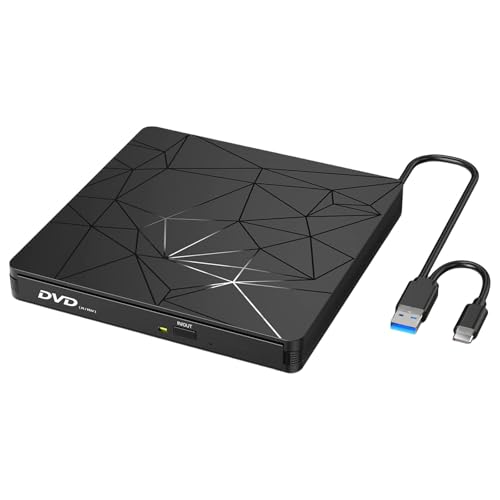 Lecteur de disque externe pour ordinateur sans lecteur interne USB 3.0