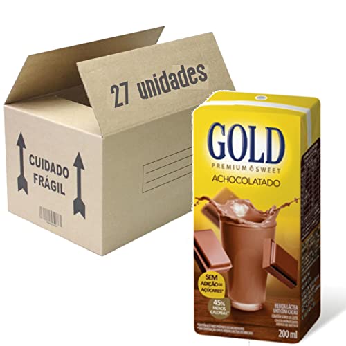 Achocolatado GOLD com Cacau Sem a&ccedil;&uacute;car 200ml (27 und)