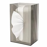 Kosmetiktuchbox Halter – Wandhalterung & Organizer für Taschentücher, Servietten & Kosmetiktücher – Kosmetiktuchspender für Badezimmer, Küche & Toilette, Ohne Bohren