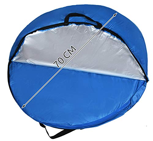 ISO TRADE Pop Up Beach Tent for 1-3 Man Automatic Sun Tents Anti UV for Beach Garden Camping Fishing Picnic 1948 Marke Sport & Freizeit