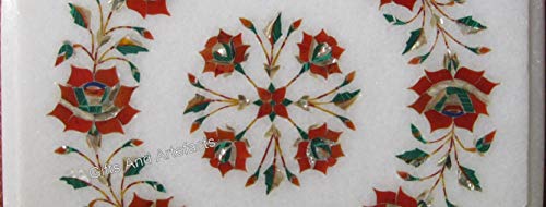 Table basse en marbre blanc 30cm, la solution design pour petit salon