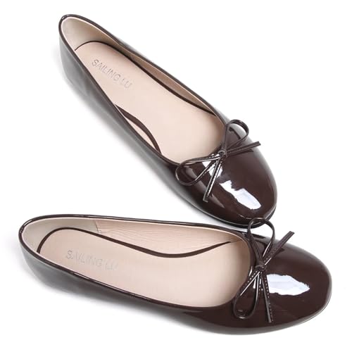 Image of SAILING LU Casual Shoes for Women Dressy Ballet Flats | Comfort Fit, Work Shoes,Casual for Women, Slip-Ons Loafers