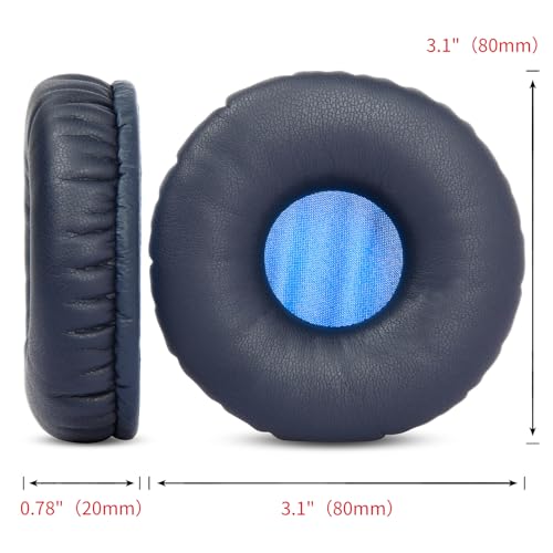 Almohadillas para auriculares compatibles con Sony WHXB700, WH XB700, MDR-XB450, XB450AP, XB550AP, XB650BT, reemplazo, cojines para oreja, cubiertas de repuesto (Azul) miniatura 3