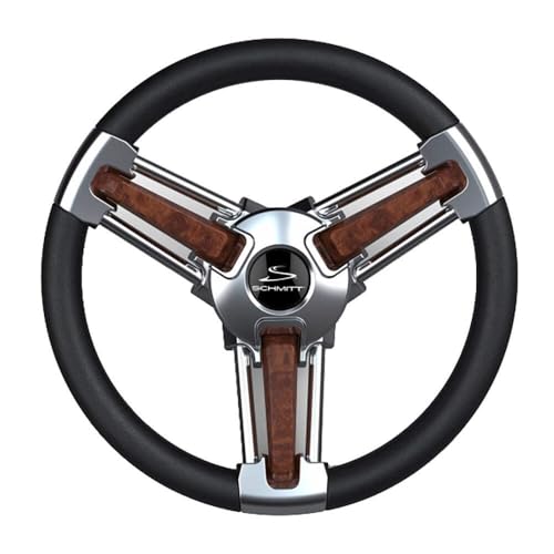 Schmitt & Ongaro Marine BURANO Steering Wheel Black/BURL