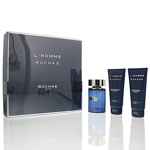 Rochas 'Homme de Rochas Eau de Toilette Vaporisateur Coffret 3 Produits 2020 100 ml 1 Unité - vue 3
