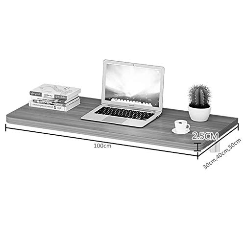 Table pliante murale stable LUNEZY avec cadre support métal 100x40