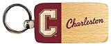 R and R Imports Cougars of Charleston 2.5 x 1-Inch Wooden Keychain Officially Licensed Collegiate Product Single