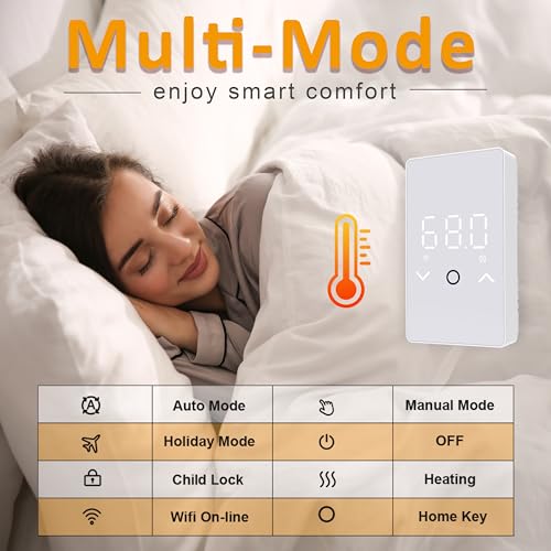 Maxkosko Wifi Smart Thermostat For Electric Floor Warming System thumb #6