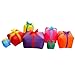 SEASONBLOW 6 Foot Inflatable Christmas 7 Gift Box Lantern Decorations for Indoors Outdoors Yard Garden