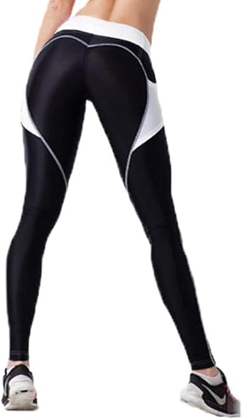 Leggings Sports - Fashion Ankle-Length Fitness Push Up Yoga Workout Leggings with Pocket for Women