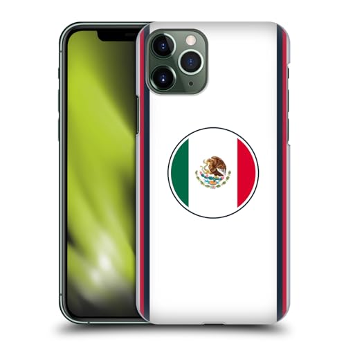 Coque rigide iPhone 11 Pro Mexique motif aztèque drapeau football