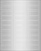 3/4" x 2 1/4" Silver Foil Labels for Laser Printers - 10 Sheets / 300 Labels