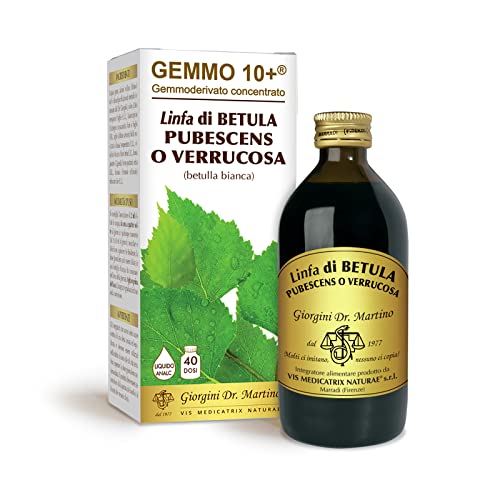 Dr. Giorgini Integratore Alimentare, Betulla Bianca Linfa Gemmoderivato Concentrato Liquido Analcoolico - 200 ml