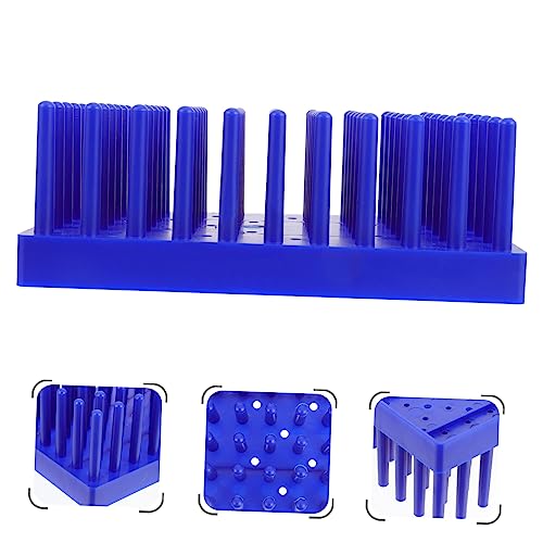 Mobestech Reagenzglasständer 66 Plätze Kunststoff Labor Test Tube Rack Abtropfgestell Kompaktes Leichtes Design Für Wissenschaftliche Probenröhrchen Trocknung Und Aufbewahrung