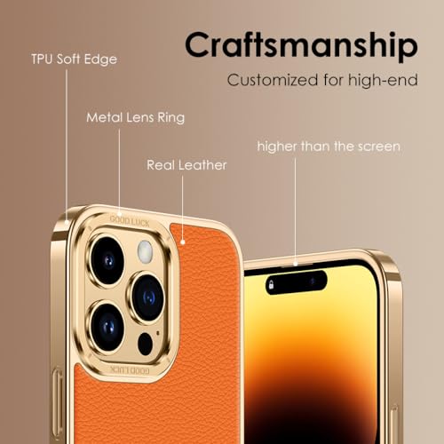 Cadre de placage iPhone 13 Pro et étui en cuir véritable violet pour offrir - 4